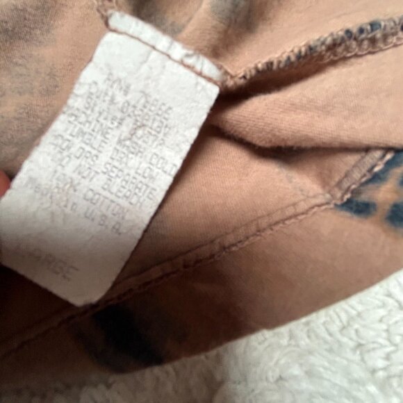 The Added Touch Unique Wearable Art Tie Dye Dress Large Brown/Black Lagenlook - Picture 4 of 8